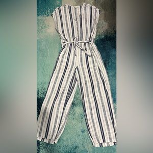 Girls Striped Romper
